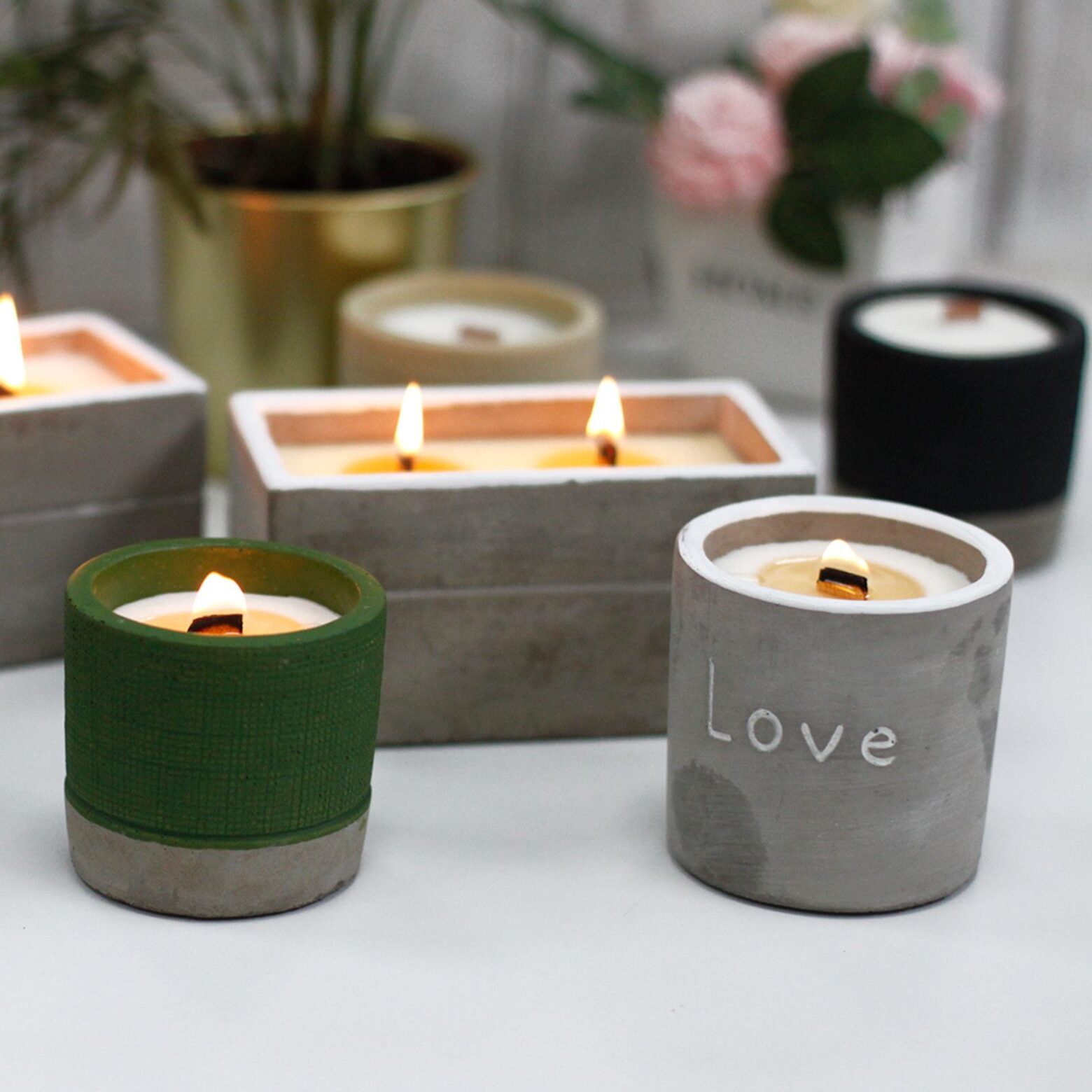 Med Concrete Soy Candle - Berrys - Juniper & Sweet Gin - Зображення 5