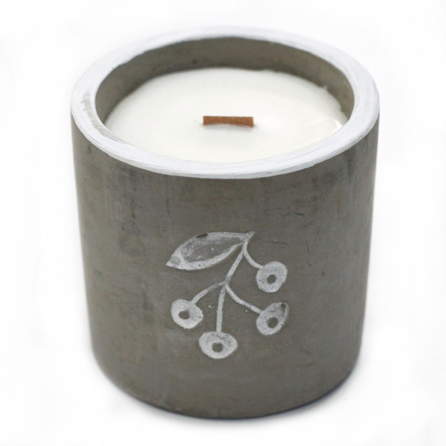 Med Concrete Soy Candle - Berrys - Juniper & Sweet Gin - Зображення 2