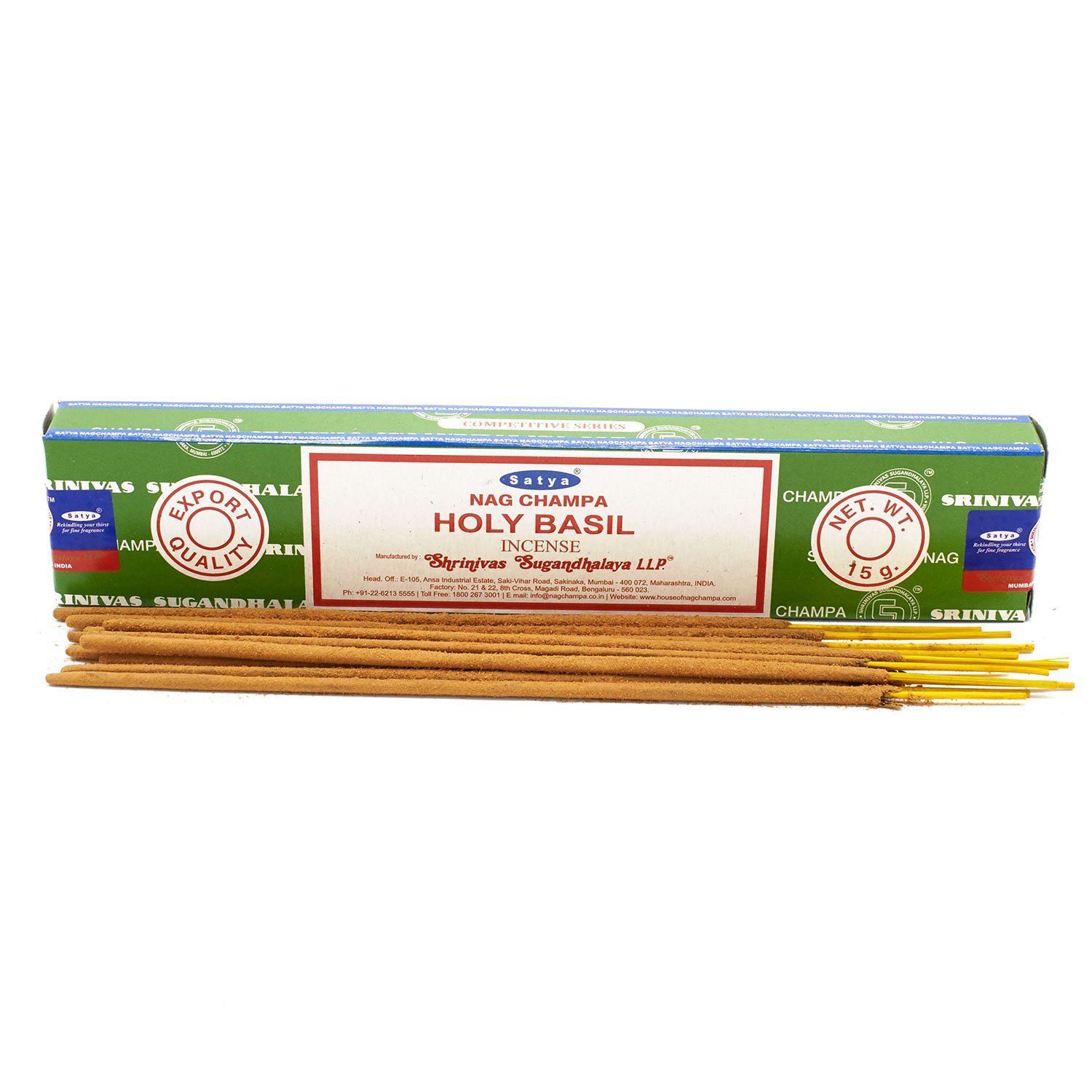 Satya Incense Sticks 15g - Holy Basil - Imagen 3